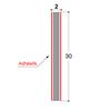 ADHESIF DOUBLE FACE 30X2 MM
