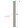 ADHESIF DOUBLE FACE 35X2 MM