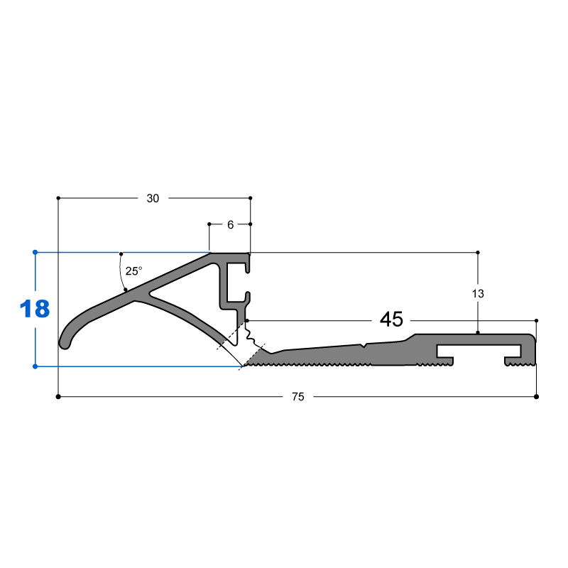 SEUIL DE PORTES AVEC DRAINAGE