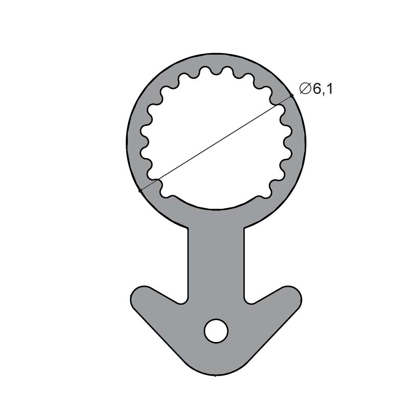 JOINT 6MM SILICONE FIL DE VERRE