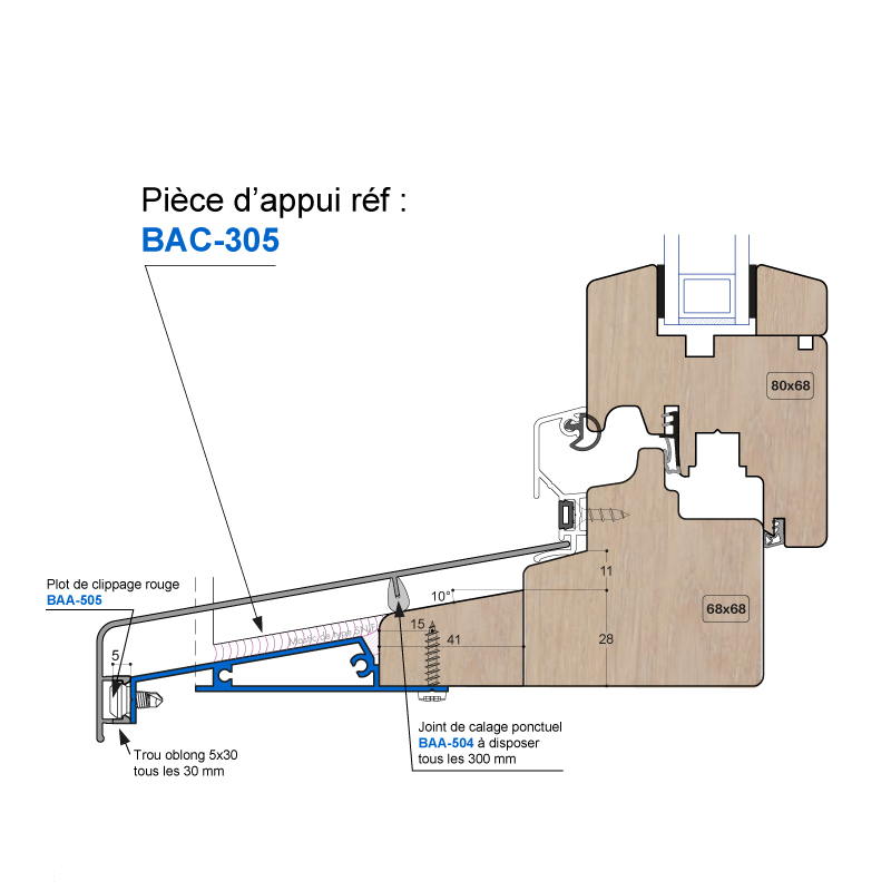 PROFIL D APPUI 90X24.6MM