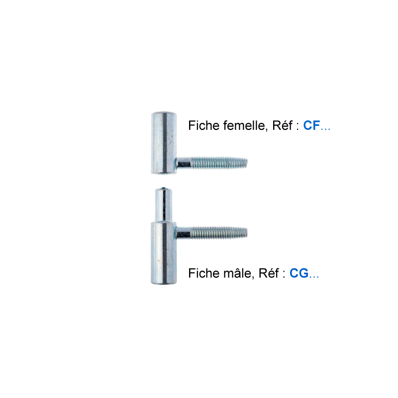 Fiches diamètre 13 mm