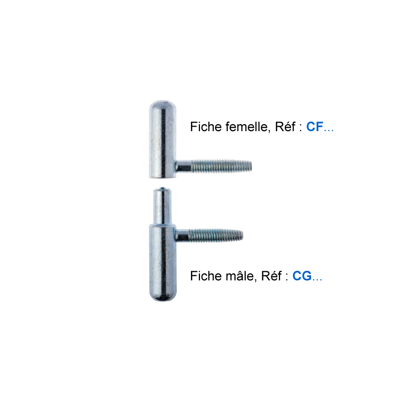 Fiches 085 diamètre 13 mm