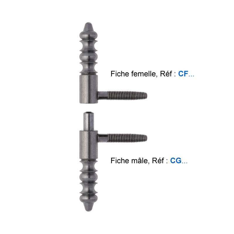 Fiches 210 diamètre 13 mm