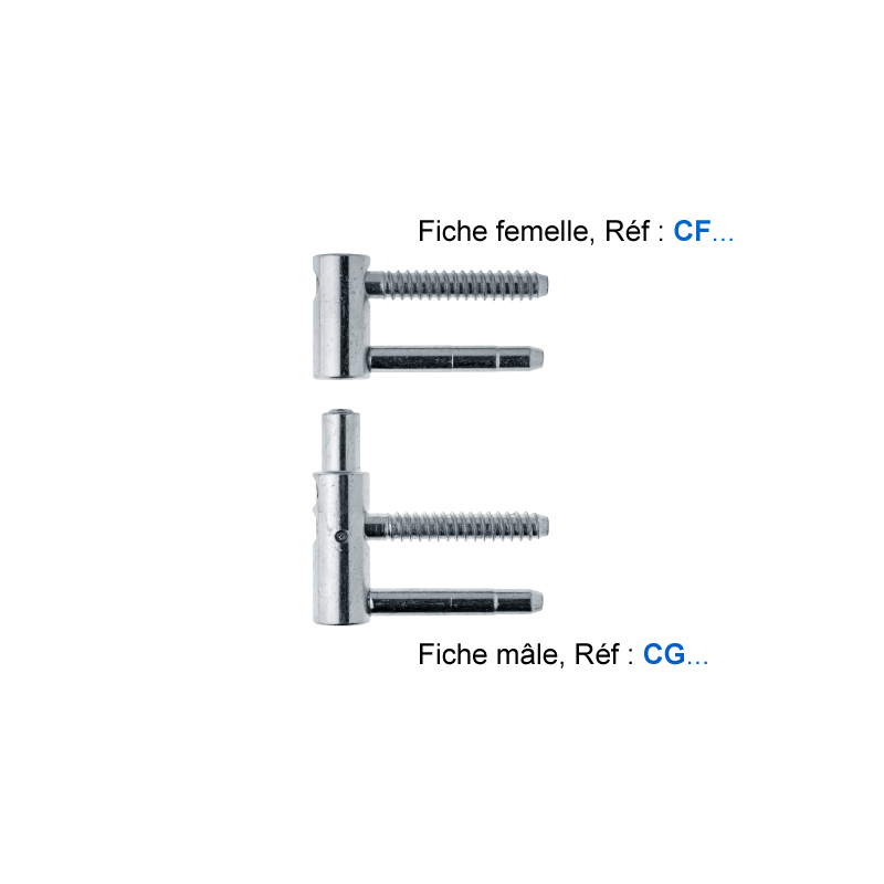 Fiches EXACTA 495 diamètre 13 mm