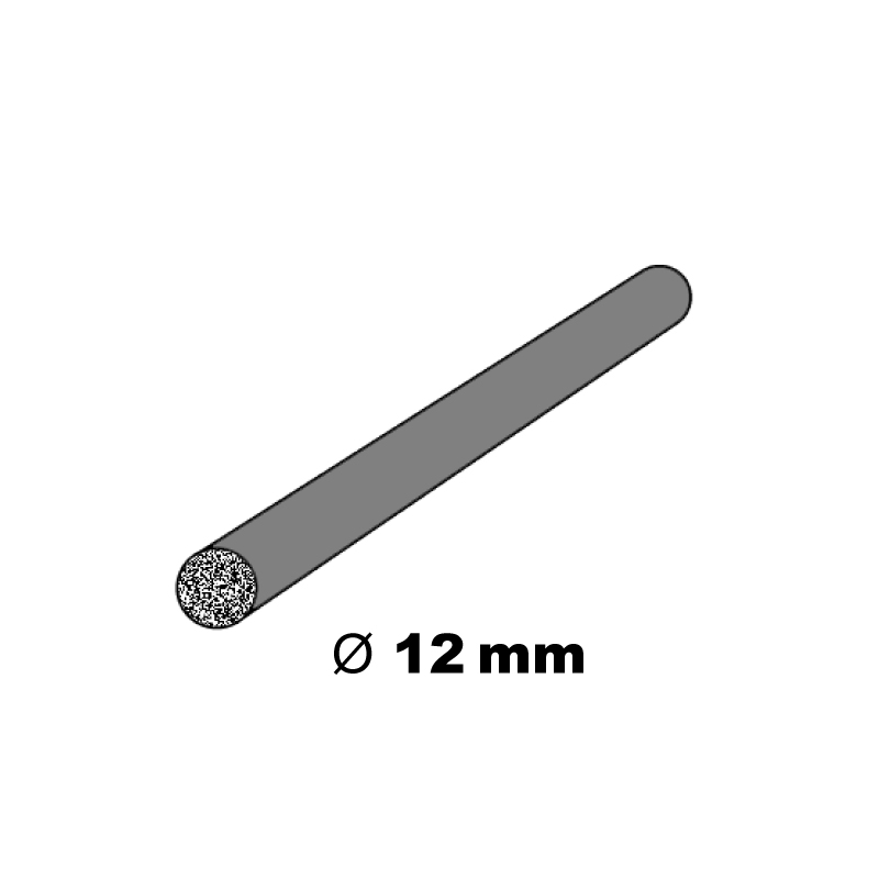 CORDE 12 MM MOUSSE EPDM