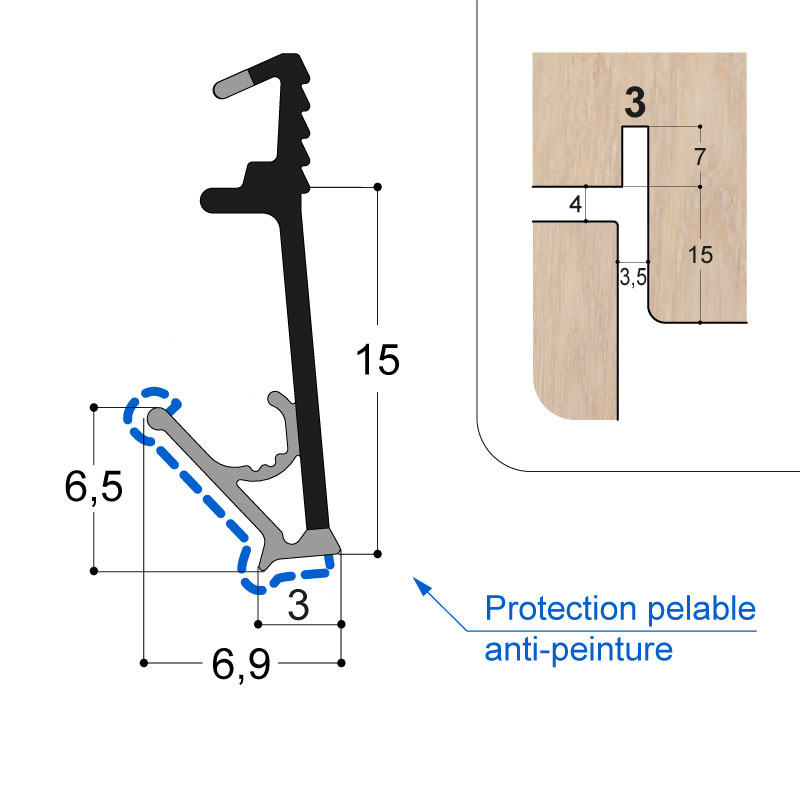 JOINT PROTEGE DBLE DURETE 