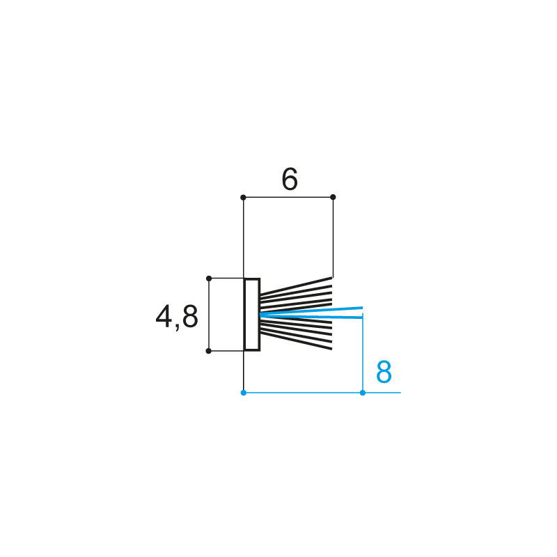 BROSSE MULTIFIBRES GORGE 5.5