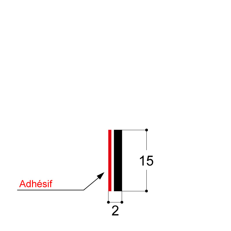 BANDE "HEATSEAL" RIGIDE ADHESIF