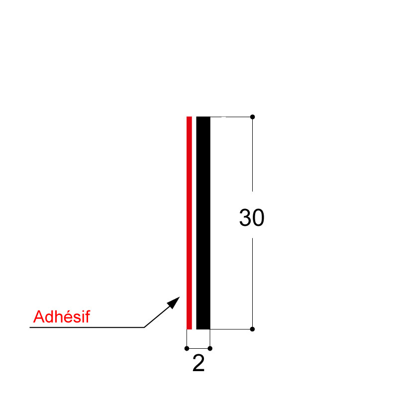 BANDE "HEATSEAL" RIGIDE ADHESIF