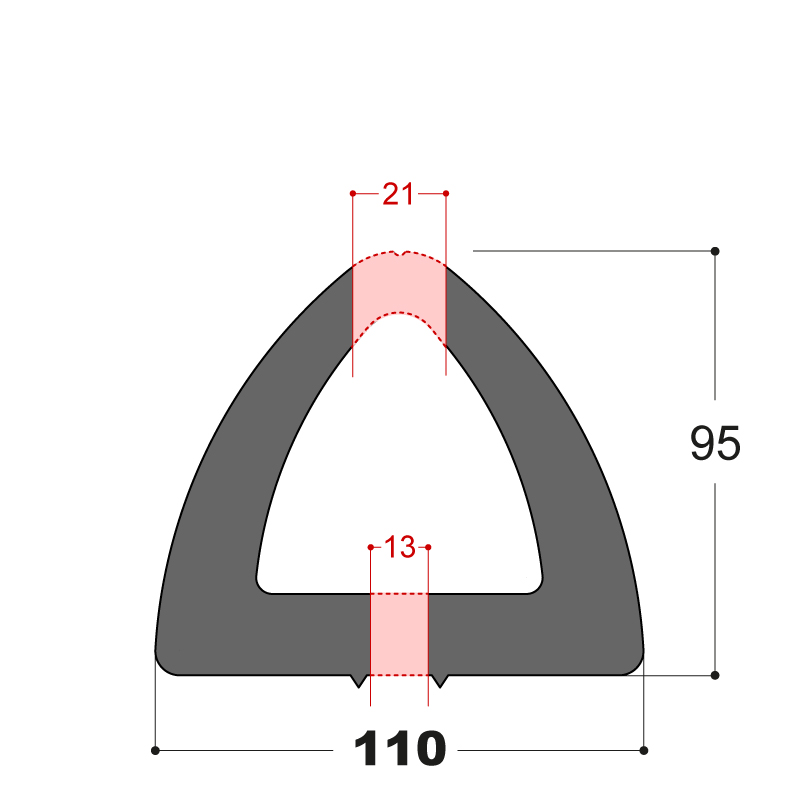 PROTECTION DE QUAI EPDM AVEC PERCAGE