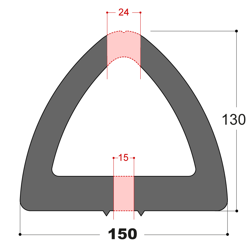 PROTECTION DE QUAI EPDM AVEC PERCAGE