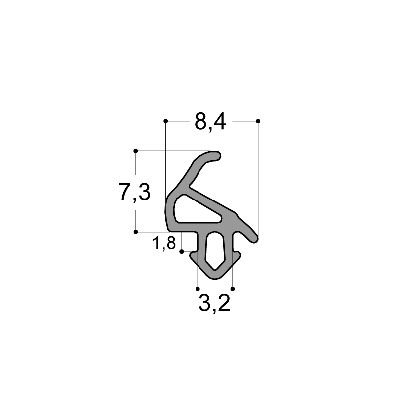 Seiletech.de Joint de fenêtre, S-1559, 15 m