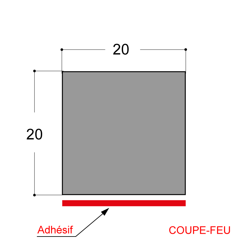 BANDE ADHESIVE CF/M1 STOPFLAM