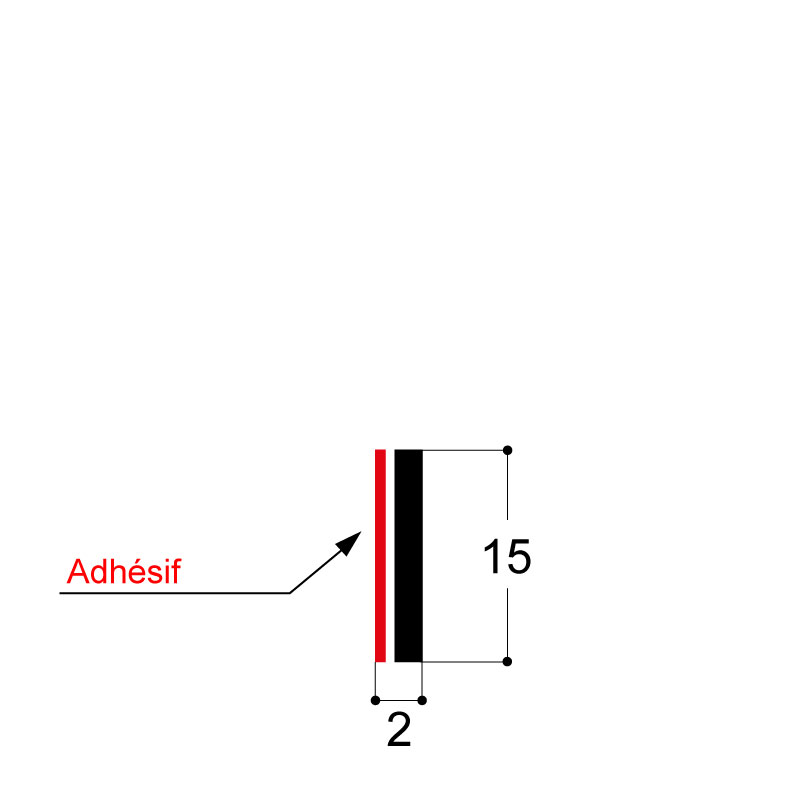 BANDE "WOLMANIT" RIGIDE ADHESIVE