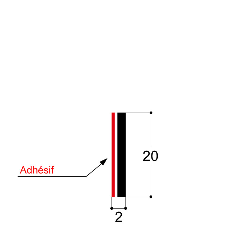 BANDE "WOLMANIT" RIGIDE ADHESIVE