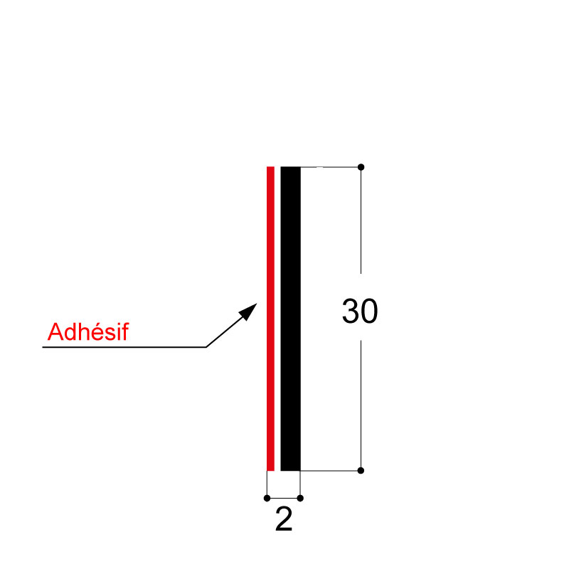 BANDE "WOLMANIT" RIGIDE ADHESIVE