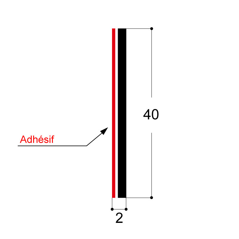 BANDE "WOLMANIT" RIGIDE ADHESIVE