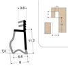 JOINT TPE FEUILL 12MM RAIN 3MM JEU 5MM