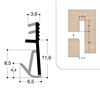 JOINT TPE FEUILL 12MM RAIN 3MM JEU 3MM