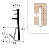 JOINT TPE FEUILL 15MM RAIN 3MM JEU 3MM