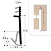 JOINT TPE FEUILL 18MM RAIN 3MM JEU 3MM