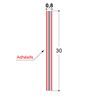 ADHESIF DOUBLE FACE 30X0.8 MM