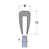 Joint bord de tole caoutchouc arme 1.719.000 - Joint bord de tole  caoutchouc armé - Profils joints caoutchouc - joint en u – ECKO TECH