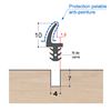 JOINT EN CAOUTCHOUC PROTEGE+FV.