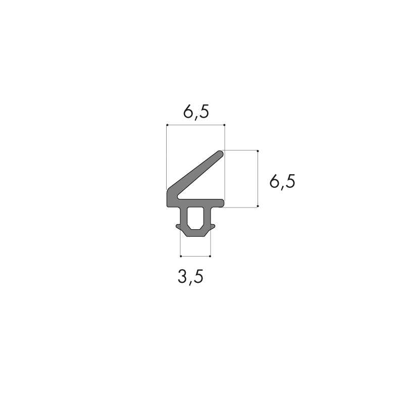 JOINT A LEVRE NOIR CLIPPABLE EN